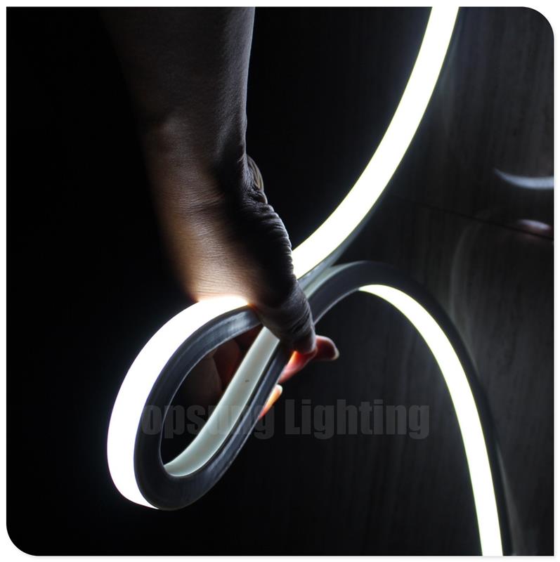 50m white led strip neon flex rope light square 16x16mm landscape led neon lights top-view flexible neon tube light for neon sign