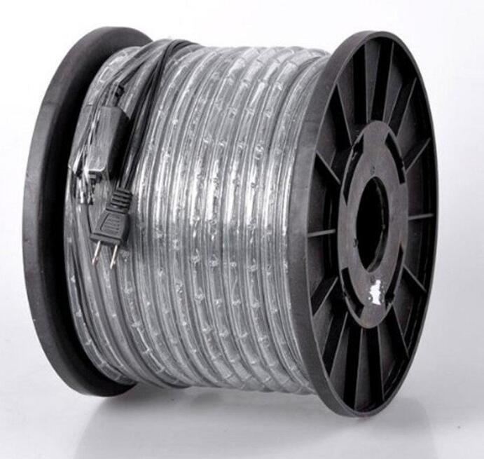 whole sale 100m round led rope light outdoor 110v flexible led rope light luces flex strip ribbon luz