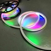 direct sales golden supplier Topsung Programmable led neon strip lights top view square silicone neon flex 24v rgbic pixel strips